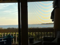 View from the living room couch
