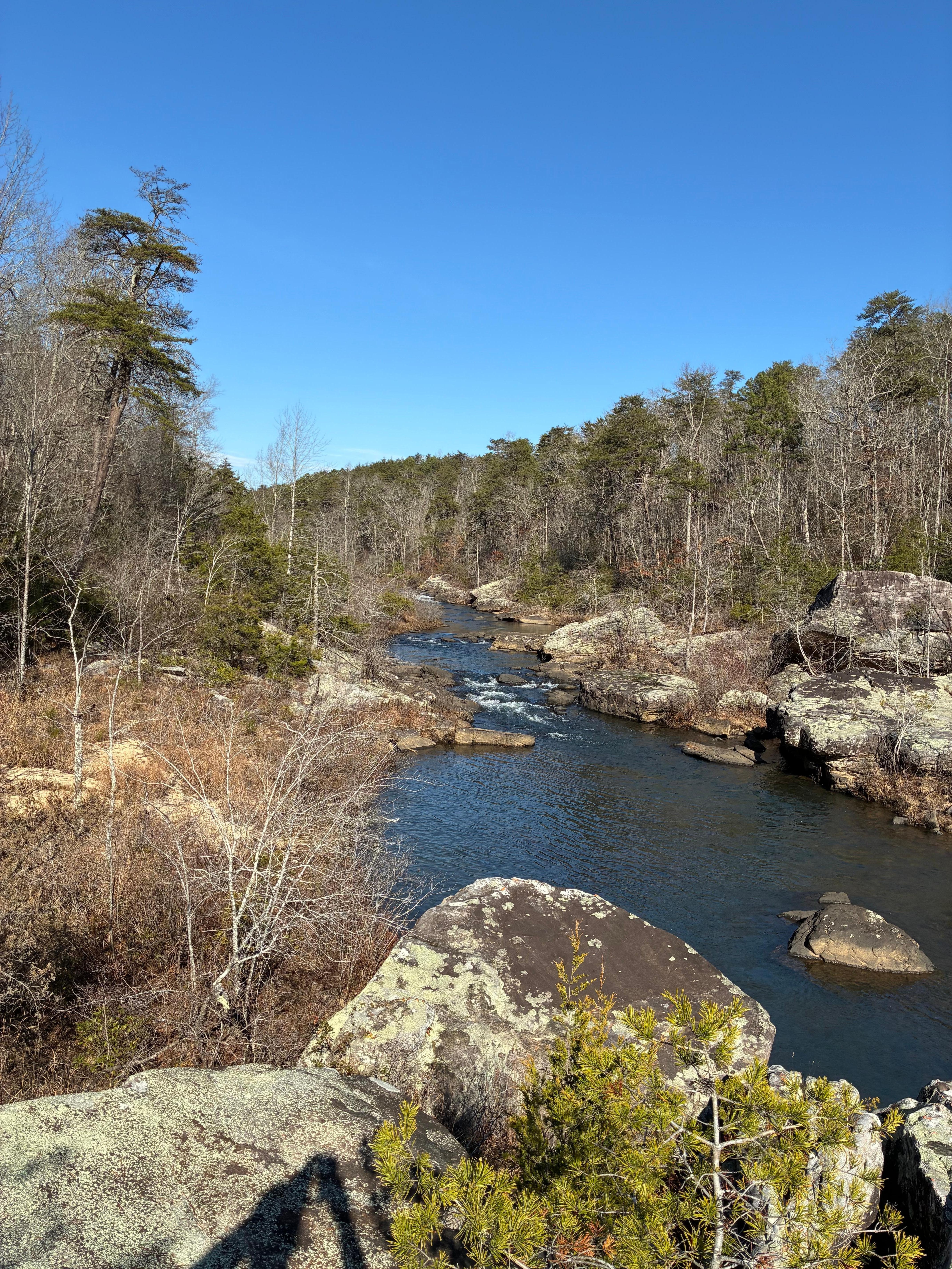Little river below porch