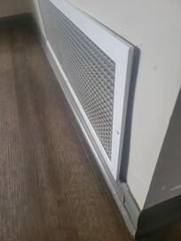 Vents/outlets not flush to the wall