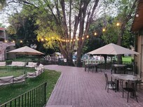 Outside on way to pool area