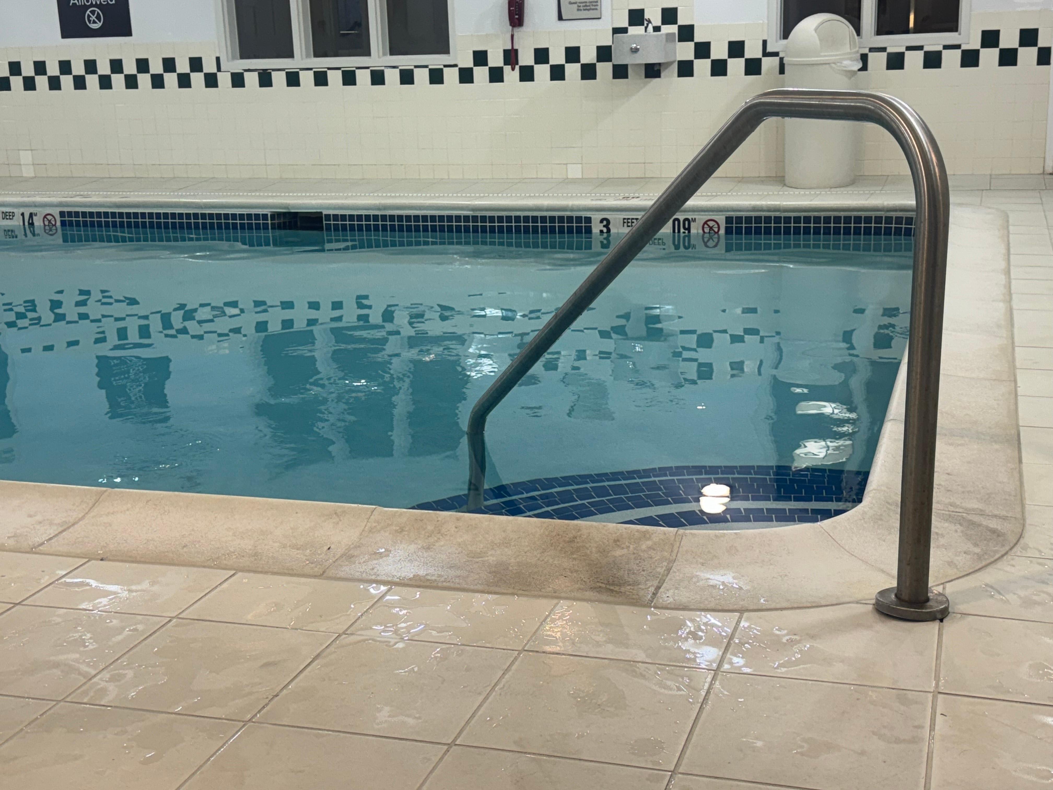 The pool was covered in mold. The kids ages 5, 7, 9 and 12 did not want to swim because they said it was so dirty. 
