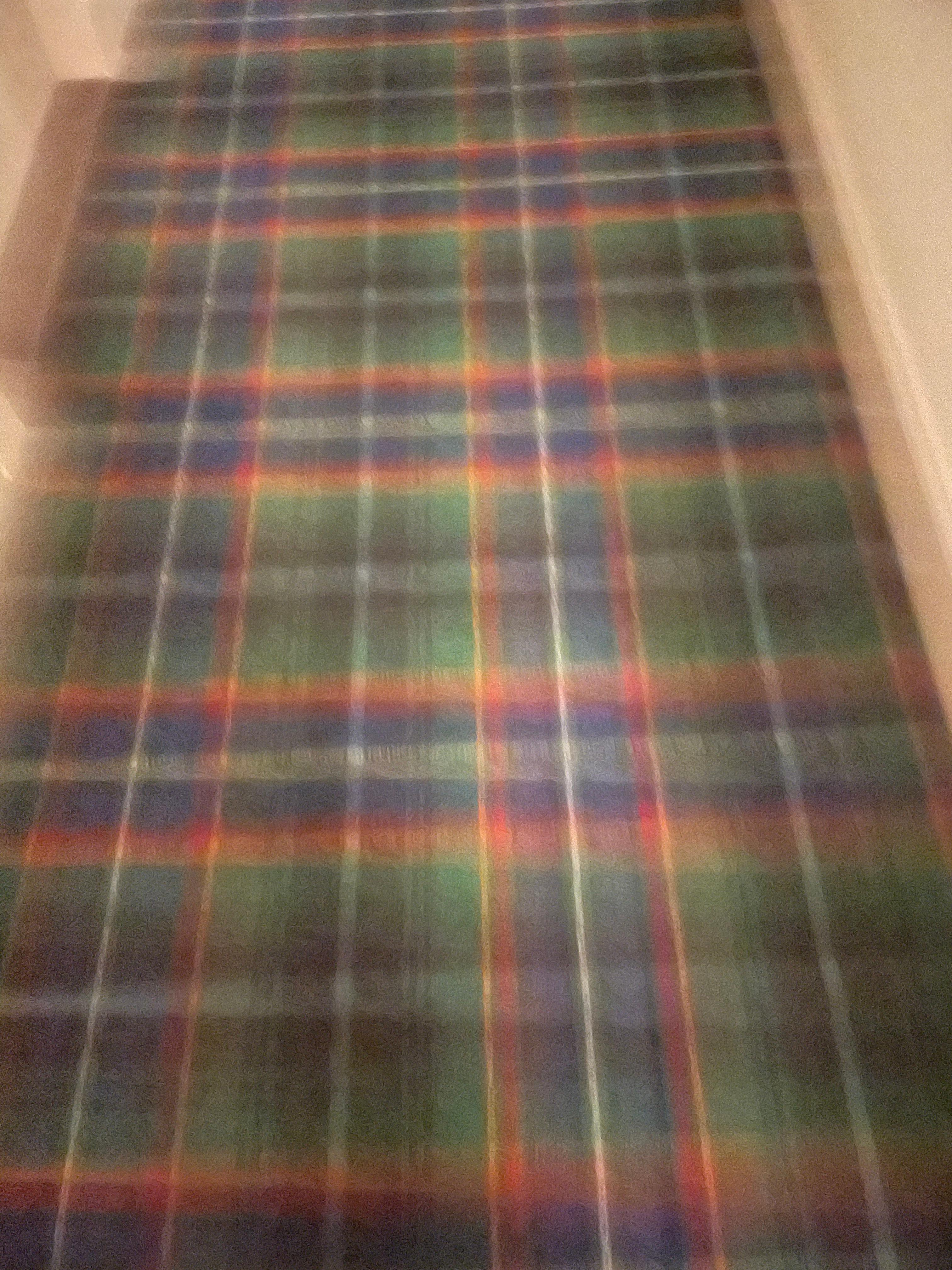 I love a tartan carpet