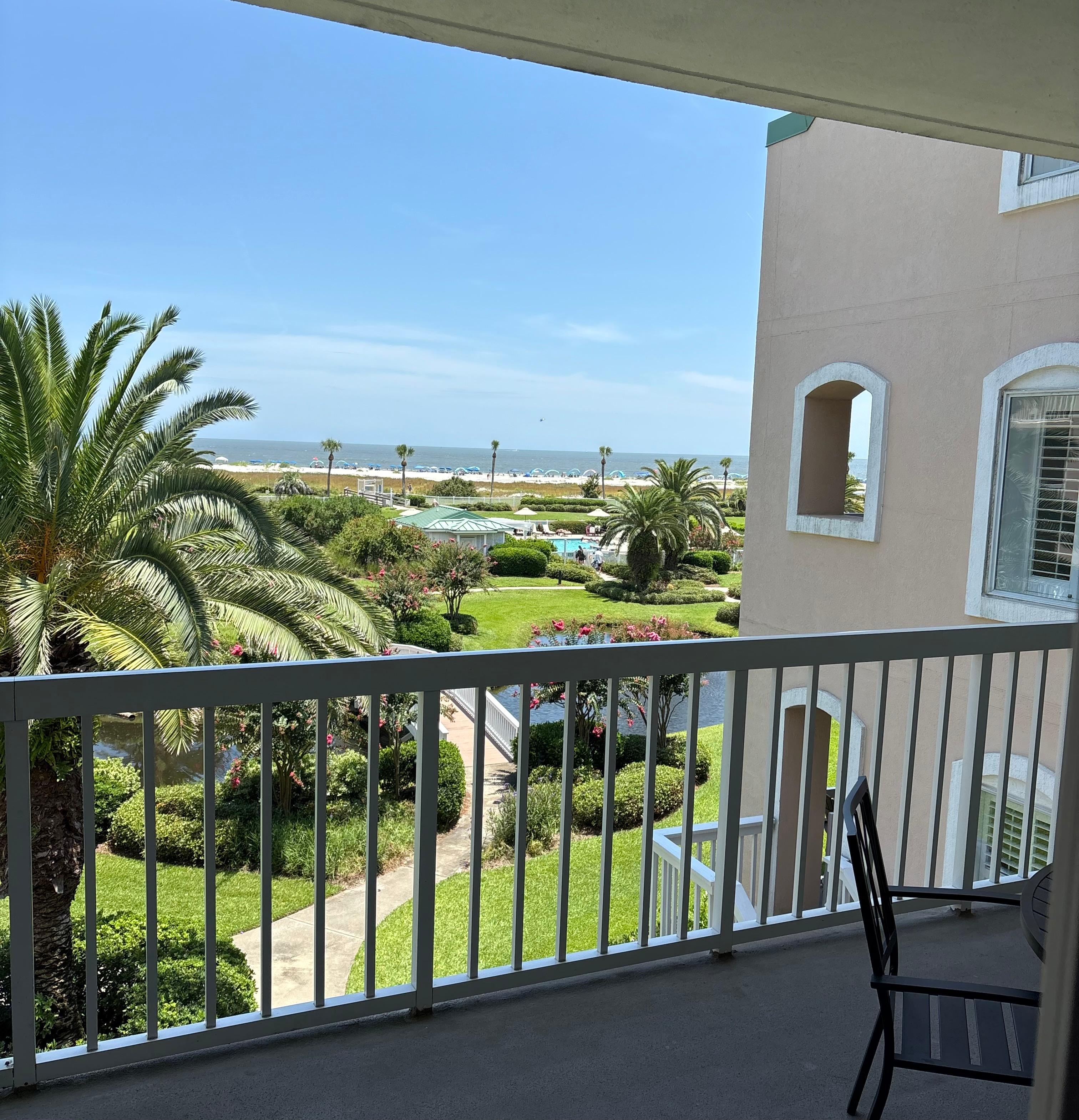 View from the balcony!