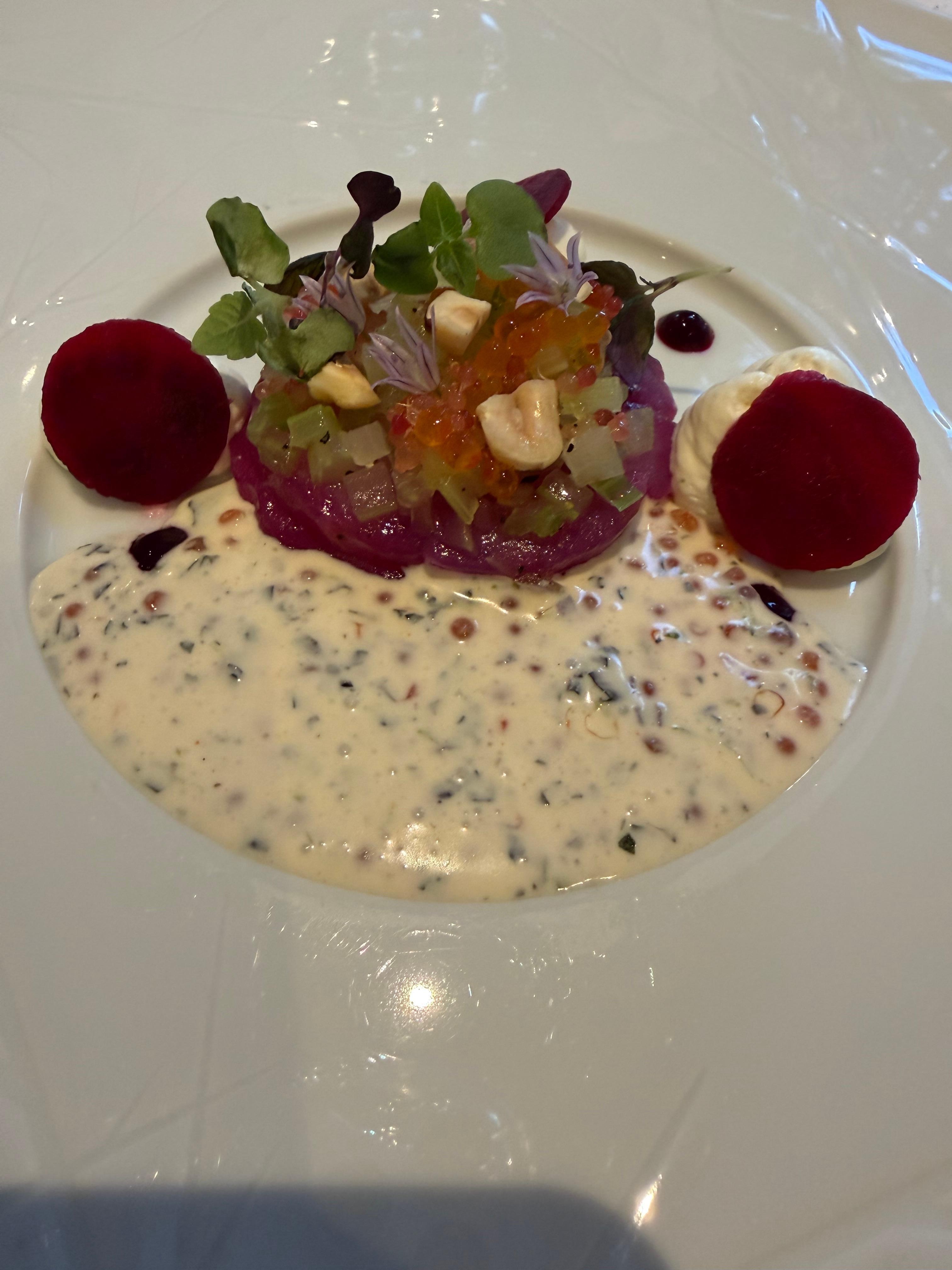 Michelin restaurant dinner
