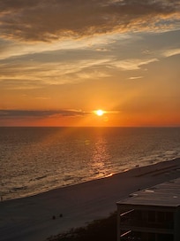 Sunset from the balcony