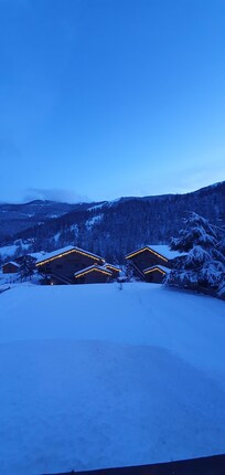 Cimes de la station balade à pied