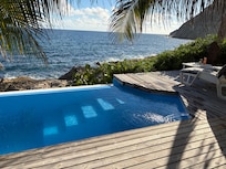 Incredible private pool with beautiful views.