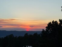 Sunset out front