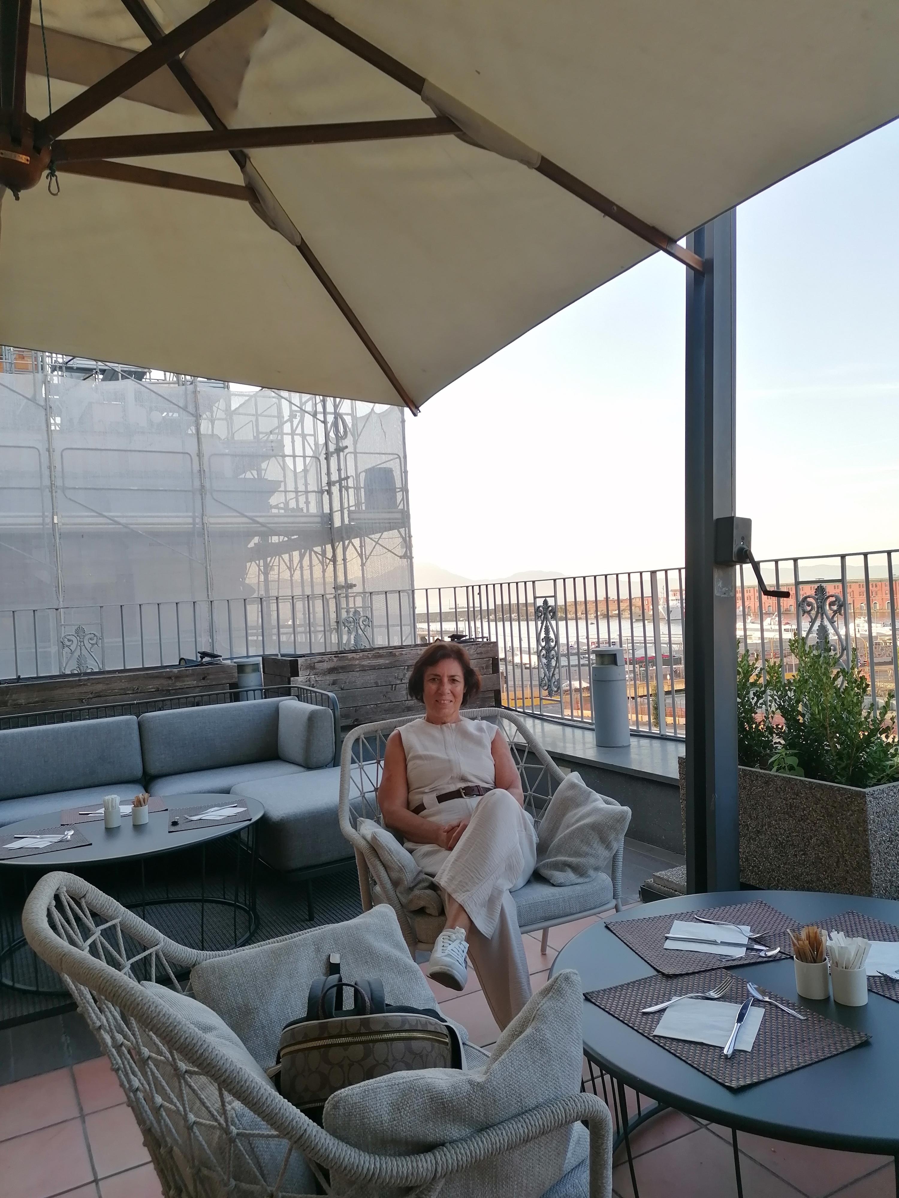 No restaurante do hotel mercure