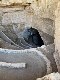 Entry to the Cavern and Bat departure