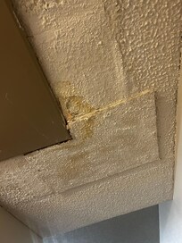 Whatever ceiling leak they tried to cover up…