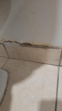 Tile falling off