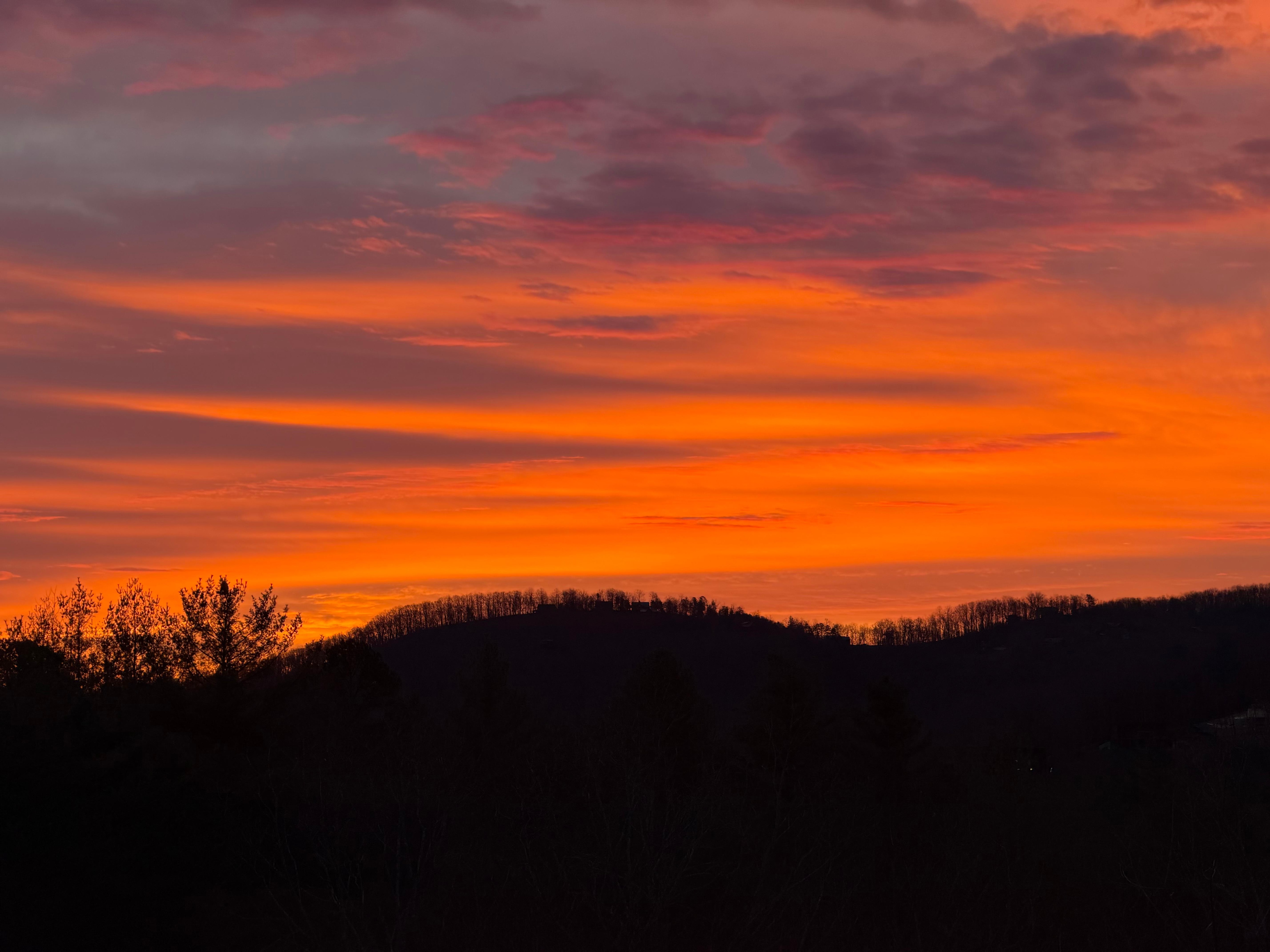 Sunrise with our morning coffee