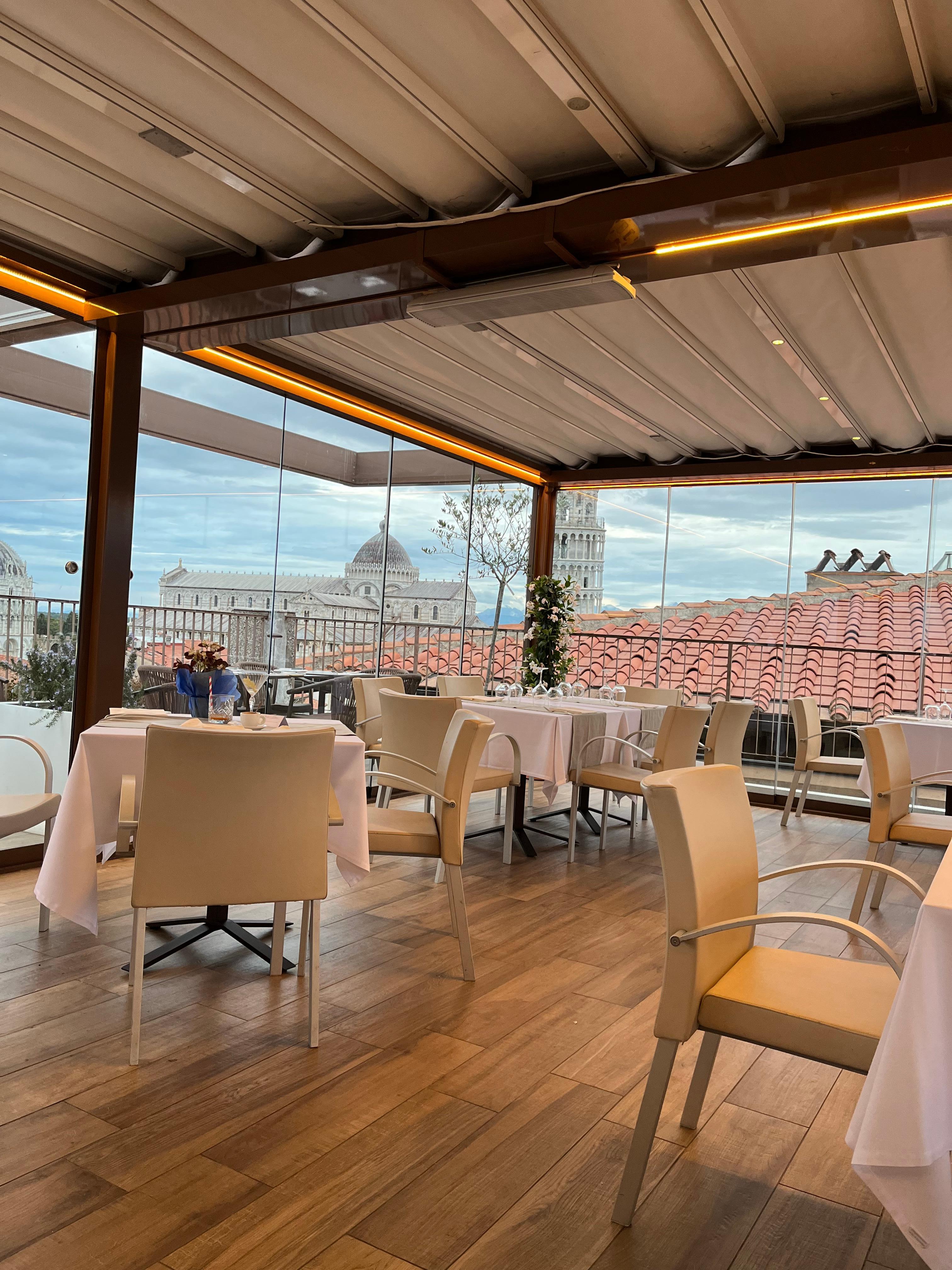 Roof terrace restaurant 