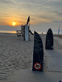 Nearby beach