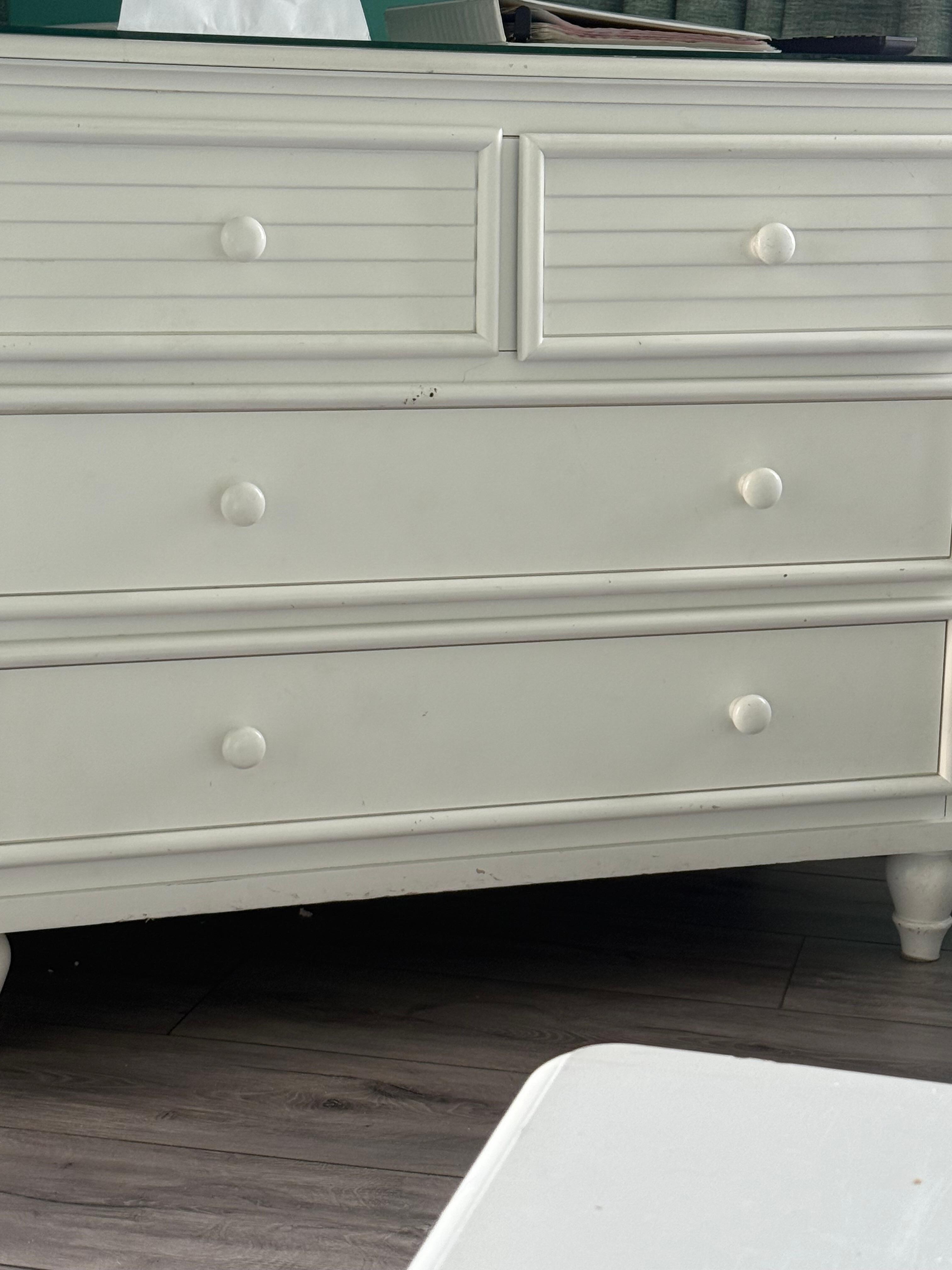 Filthy furniture.