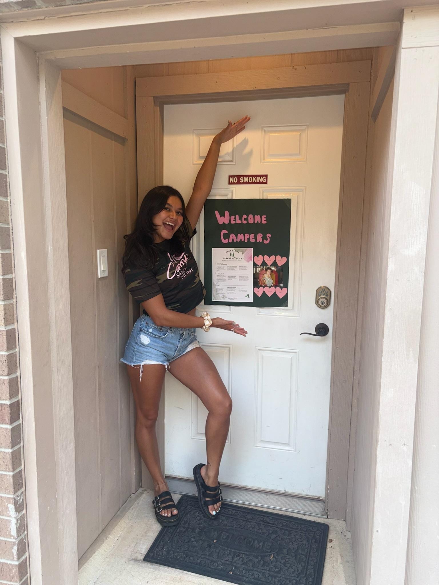 Assigning everybody cabins was simple thanks to the hosts help