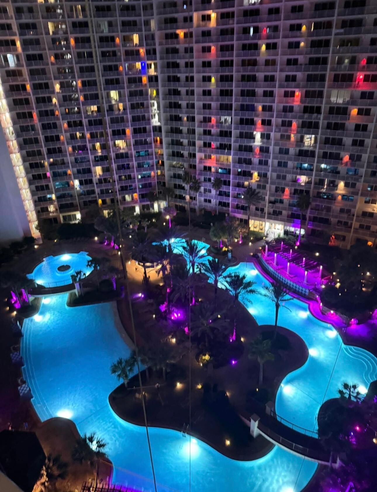 14th Floor Pool View -Night