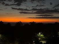 Our first night sunset