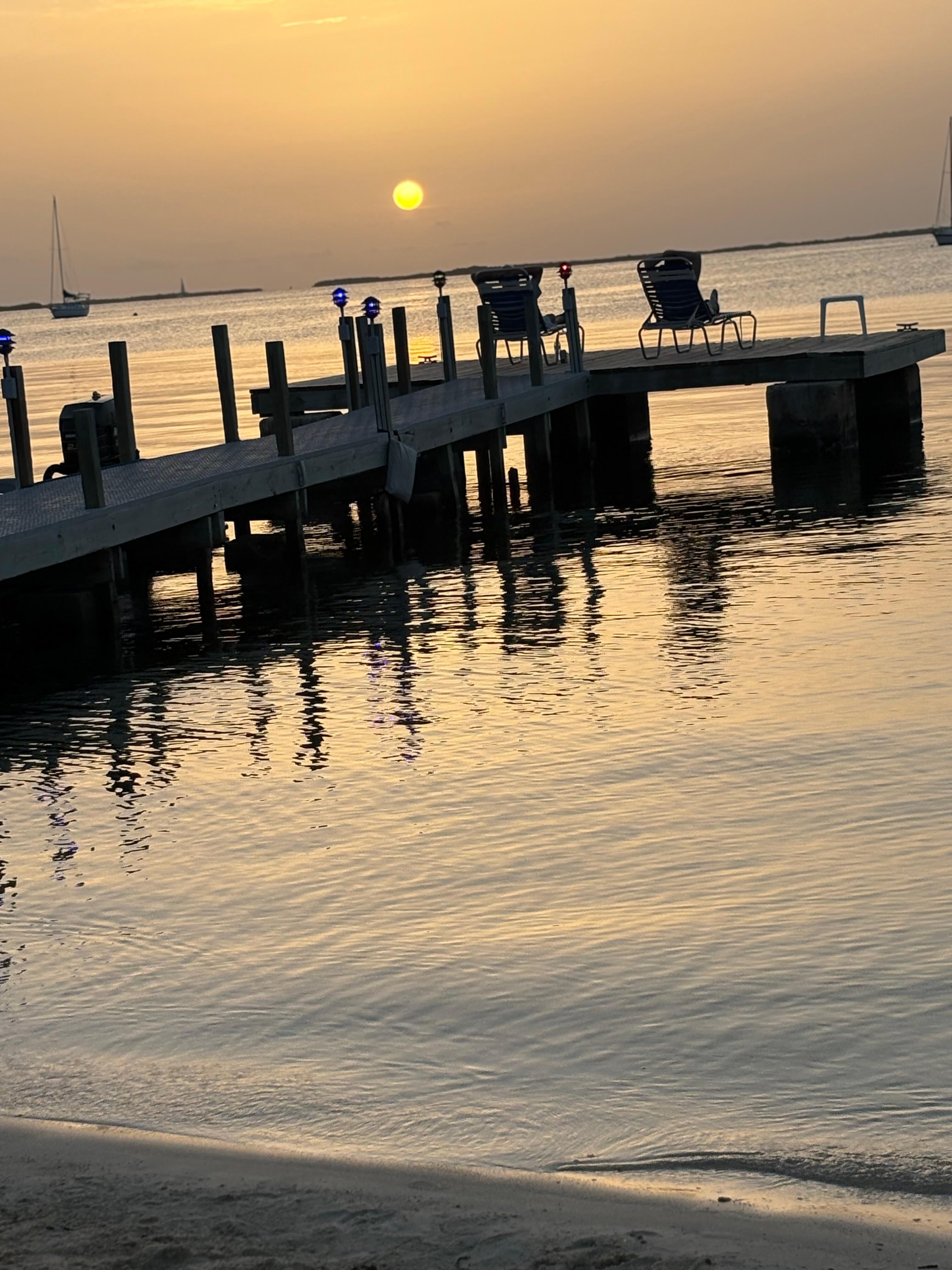 Dock at sunset