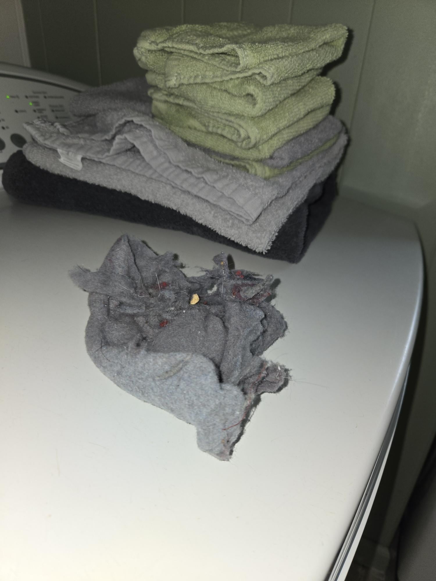 Lint ball in the dryer filter that rendered it inoperable.