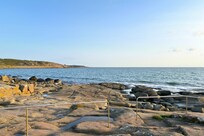 Varberg - The shoreline a short walk south of town