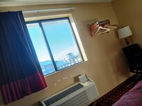 One are of peeling paint.