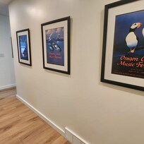 Tasteful artwork throughout house