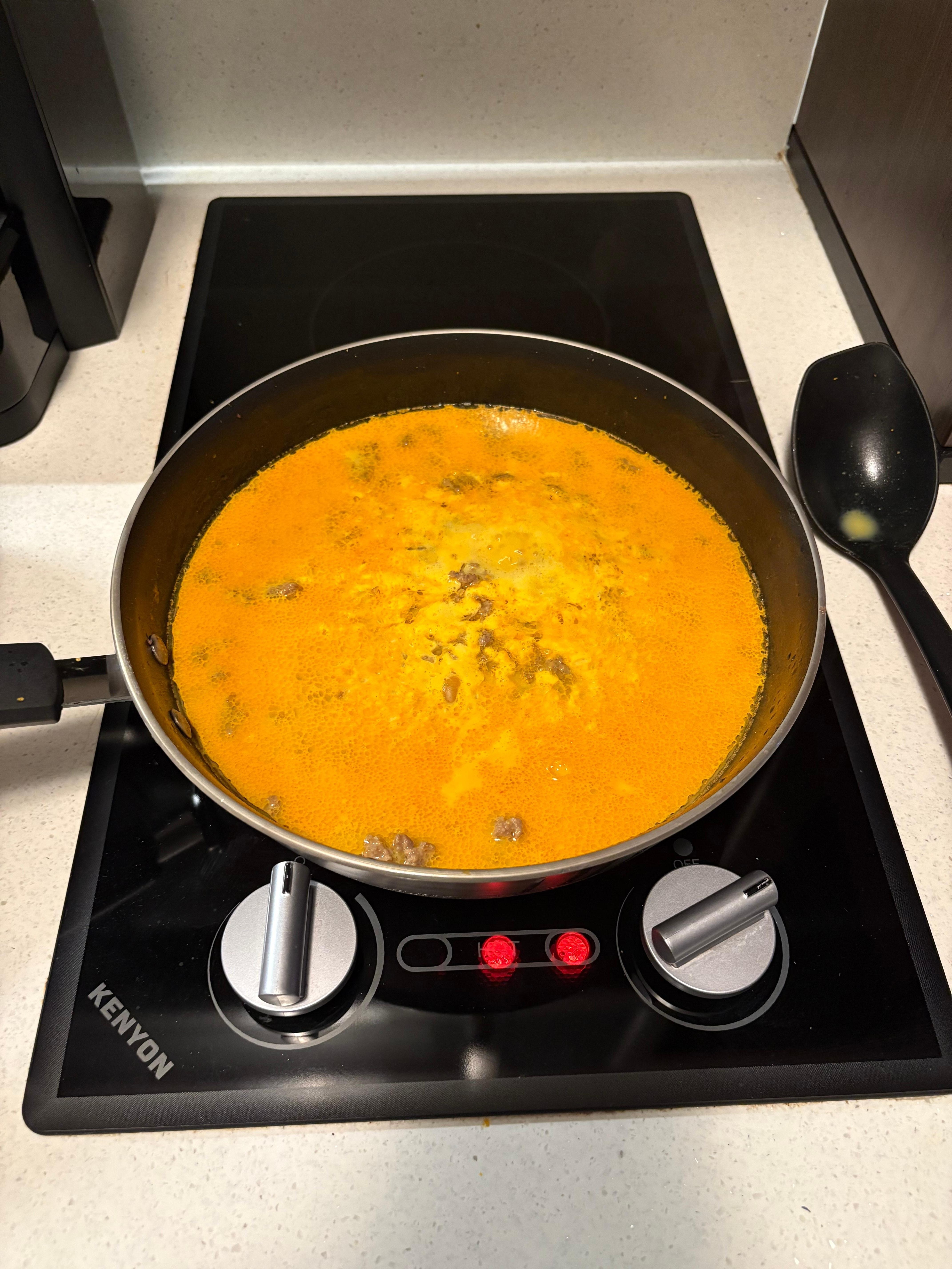 Cooking on the stovetop