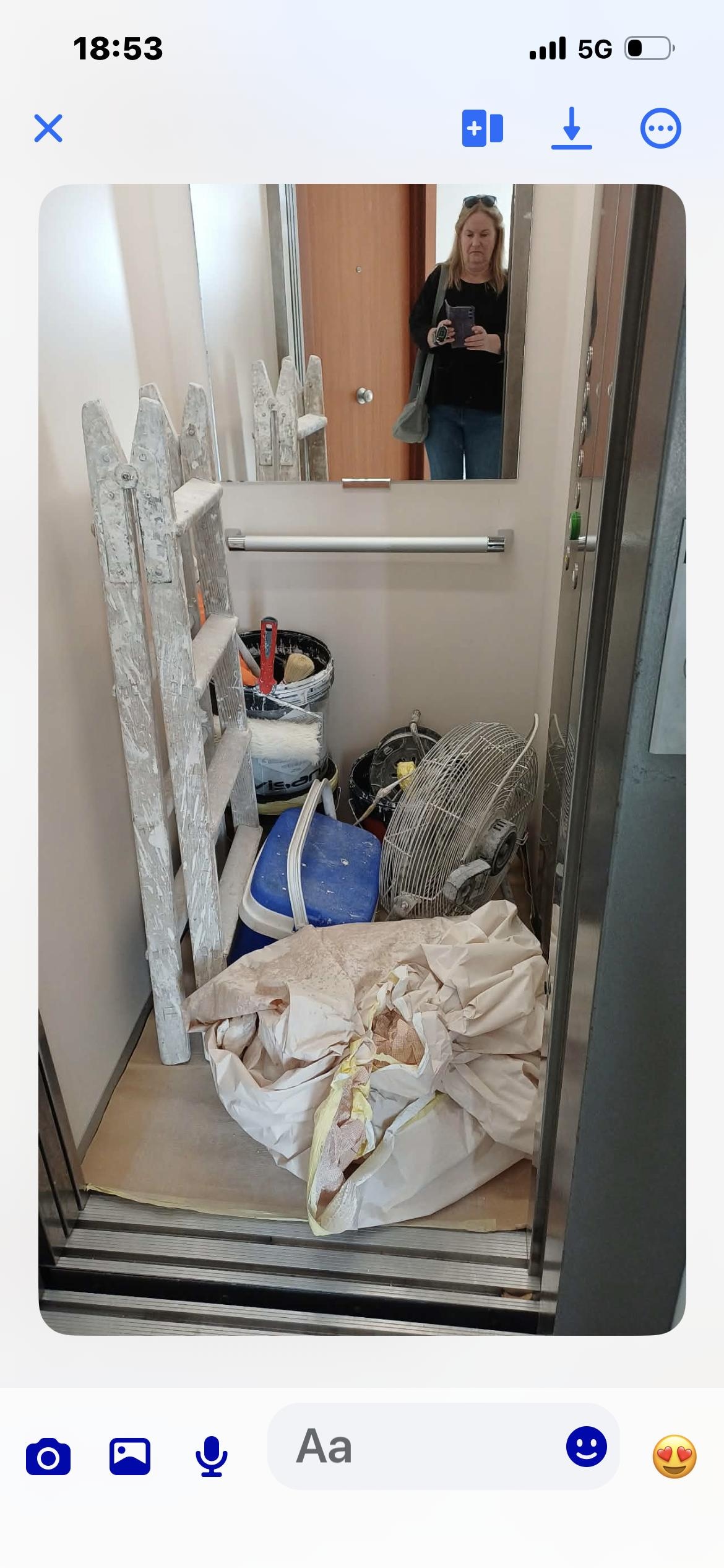 Couldn’t get in the lift upon arrival