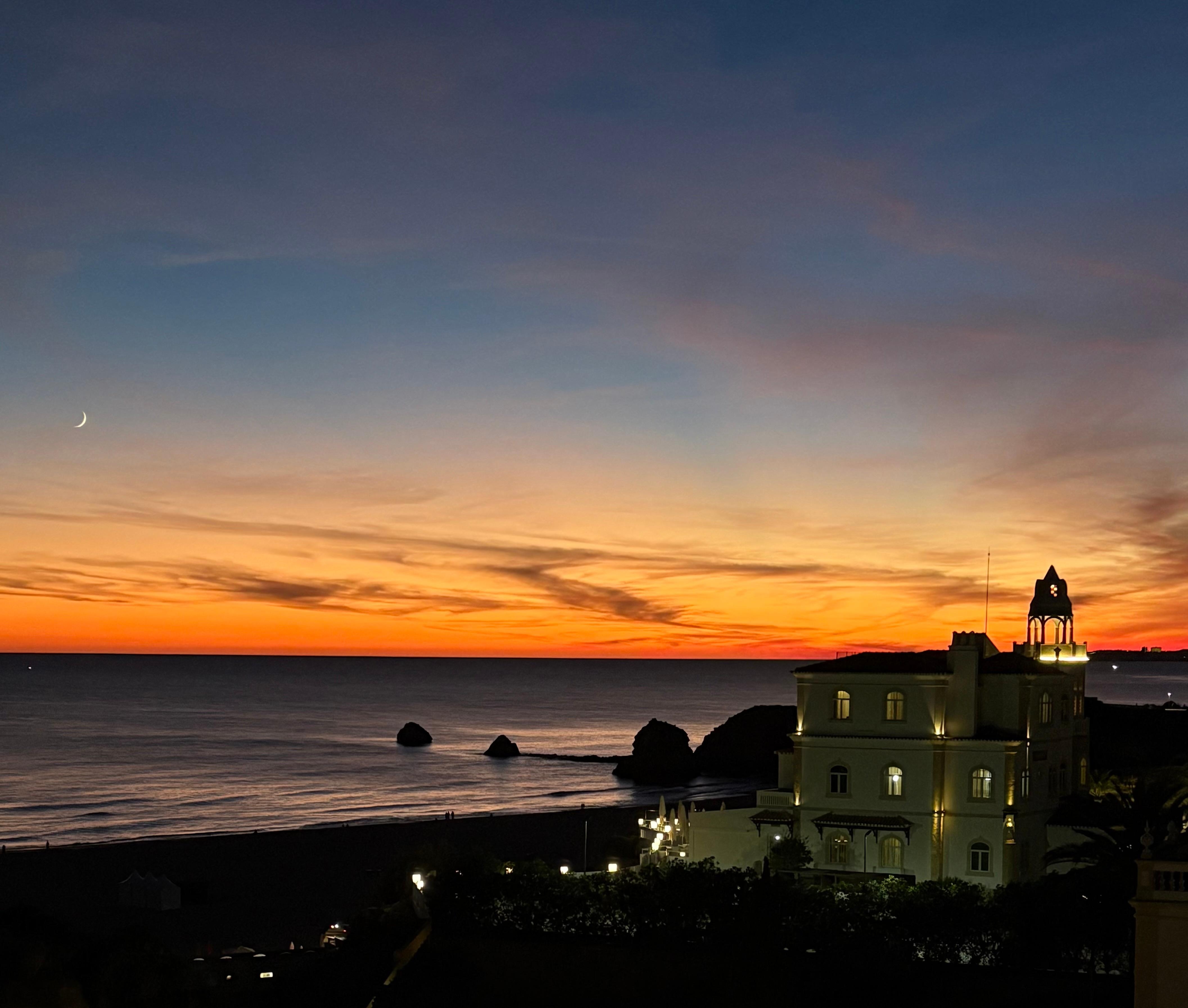 Sunset from our balcony