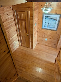 The Inn is a knotty pine jewel box