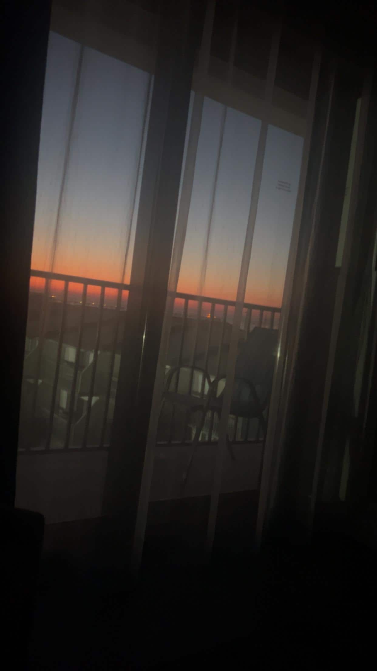 Sunset from the window. Amazing! 