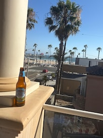 Beach view from balcony