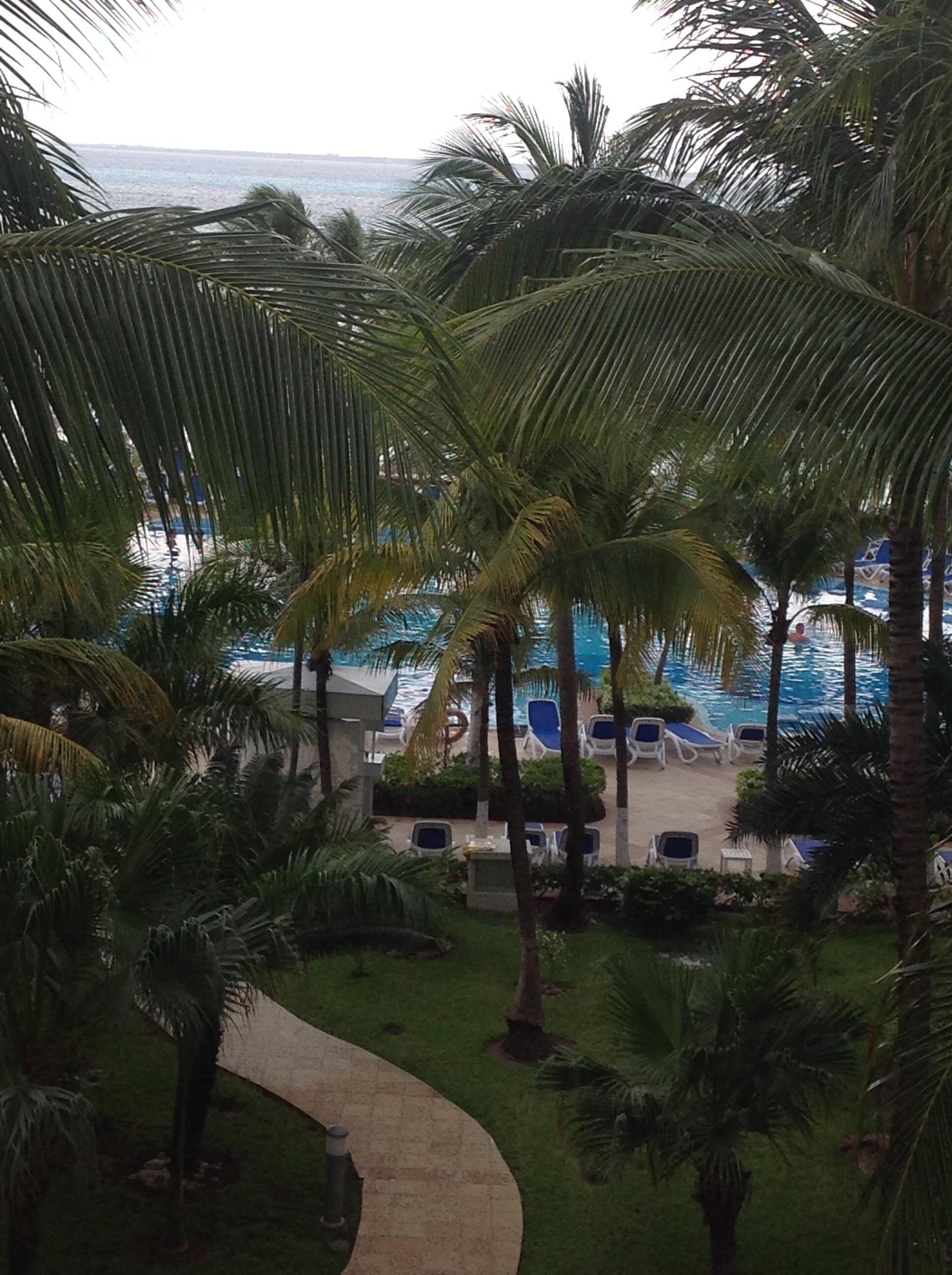 View of pool area