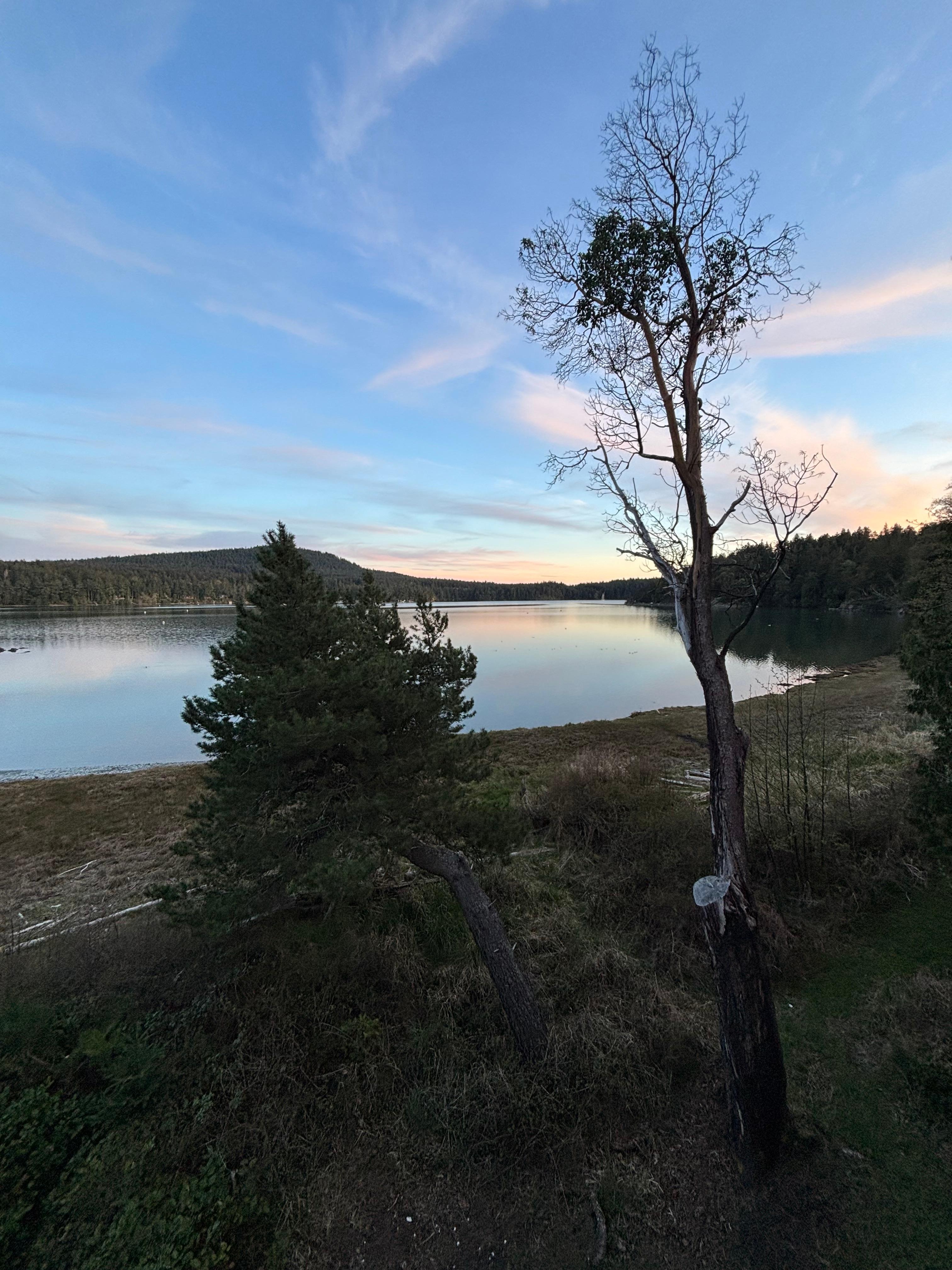 Sunset off the back deck