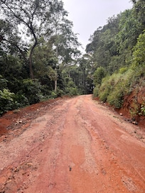 Estrada de acesso