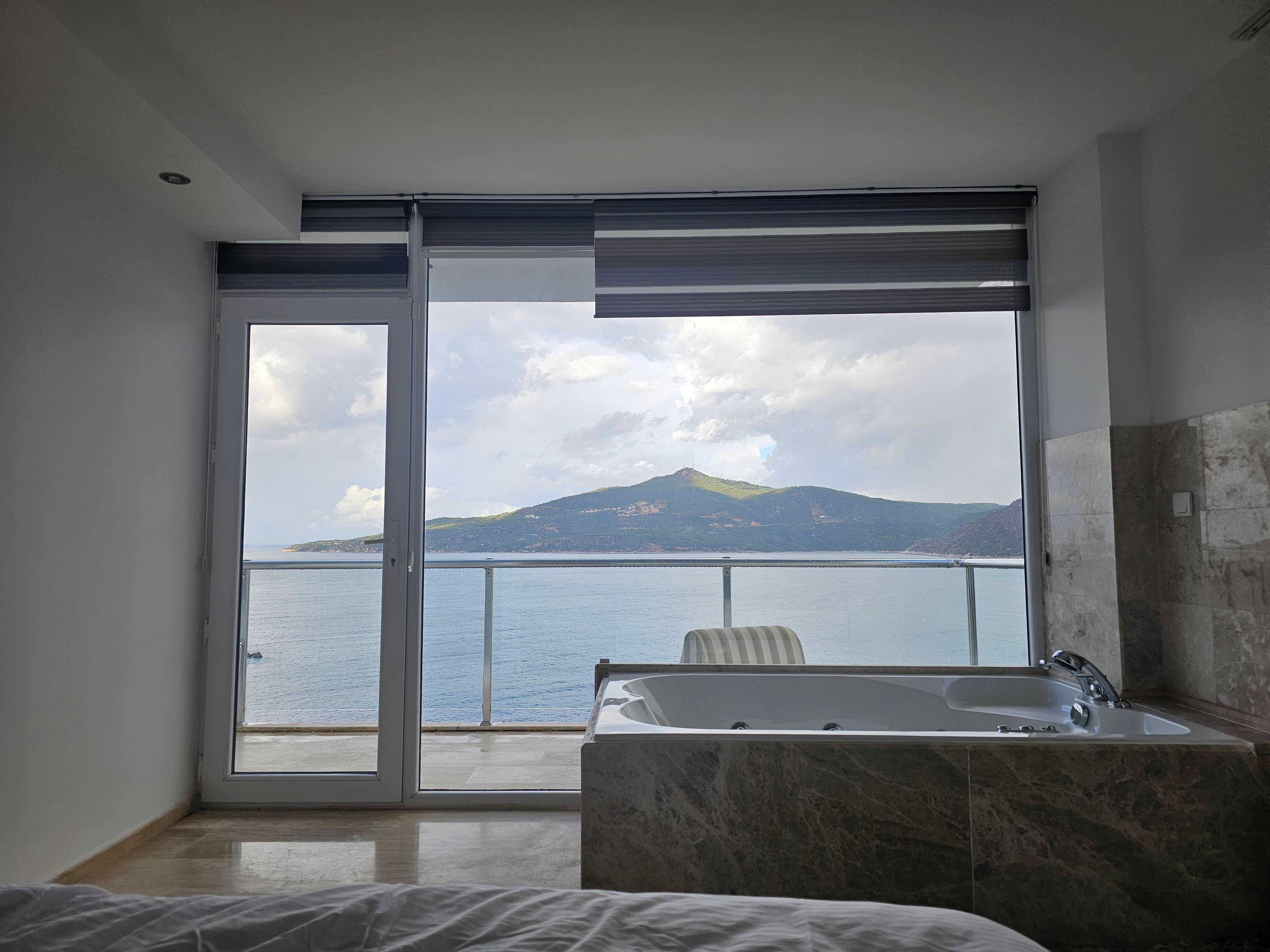 View from one of the bedrooms, though all have magnificent sea views