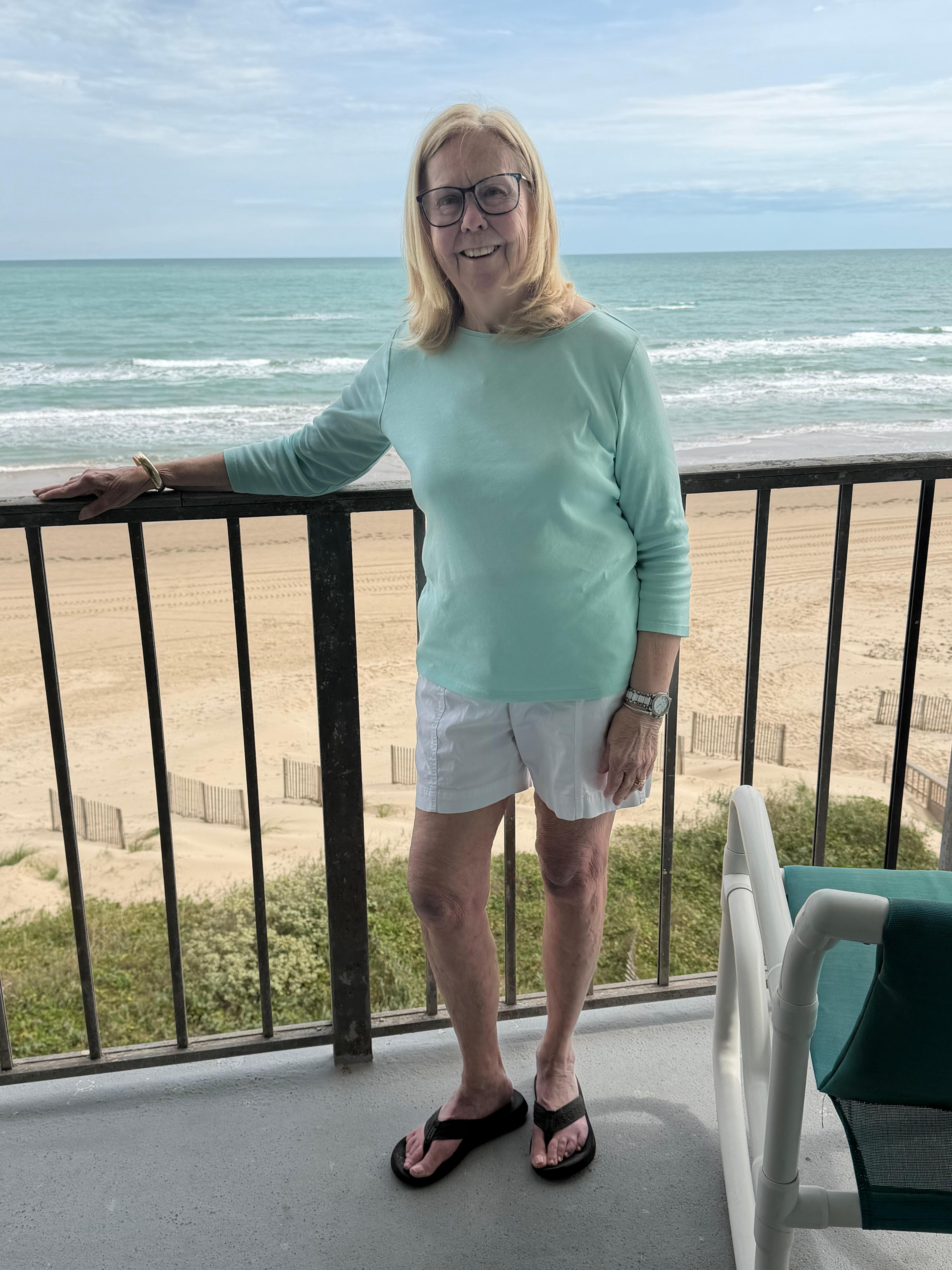 From the balcony on a gorgeous SPI beach day!