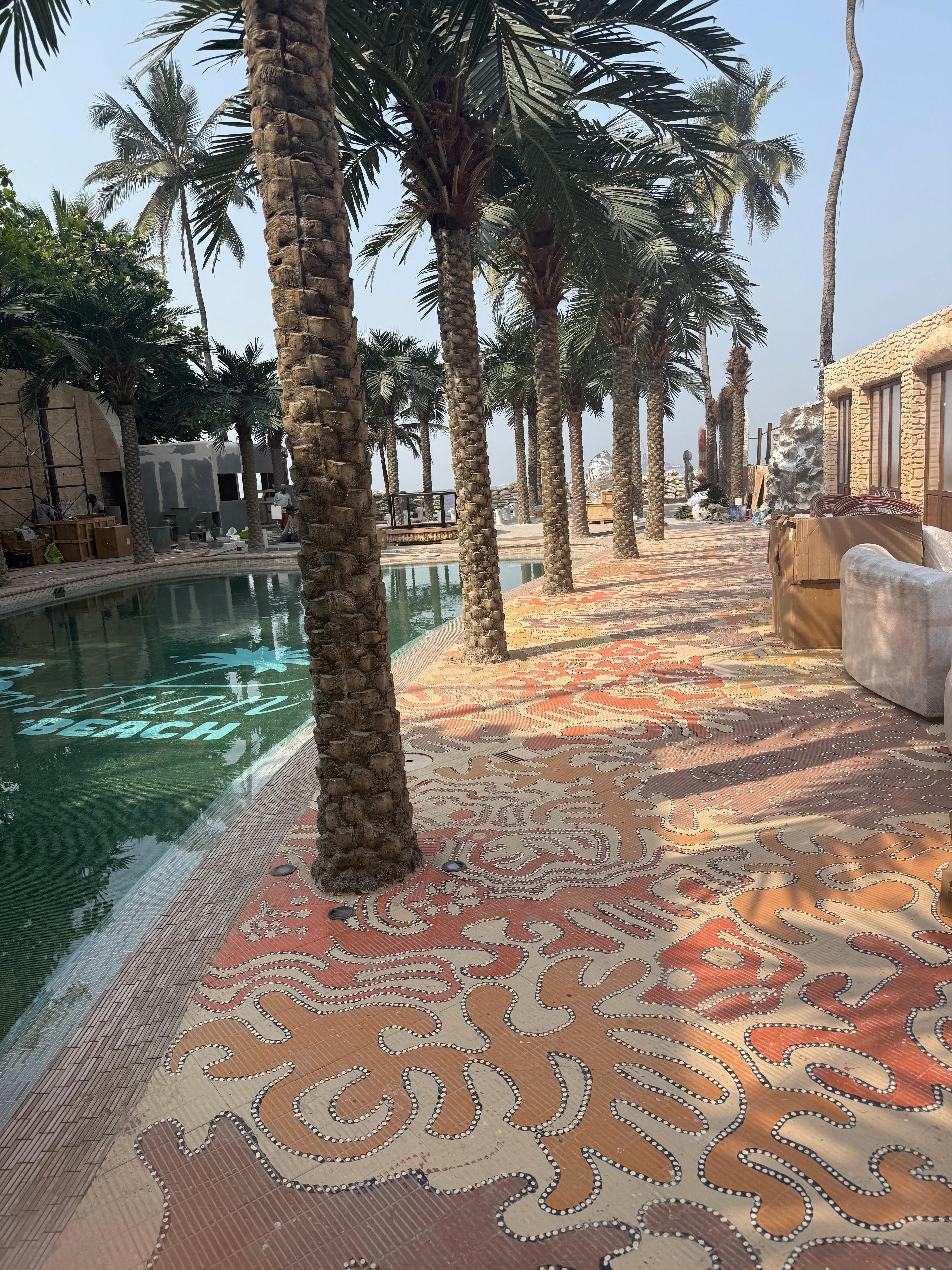 Construction work during our day which we did not know about 