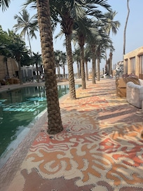 Construction work during our day which we did not know about