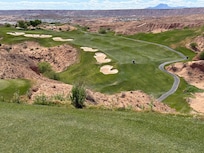 Stunning par 5 at Wolf Creek course in Mesquite