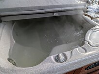 Condition of the hot tub. The smell wasn't great either.