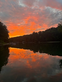 Sunset from the dock