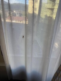 Stains on the curtains