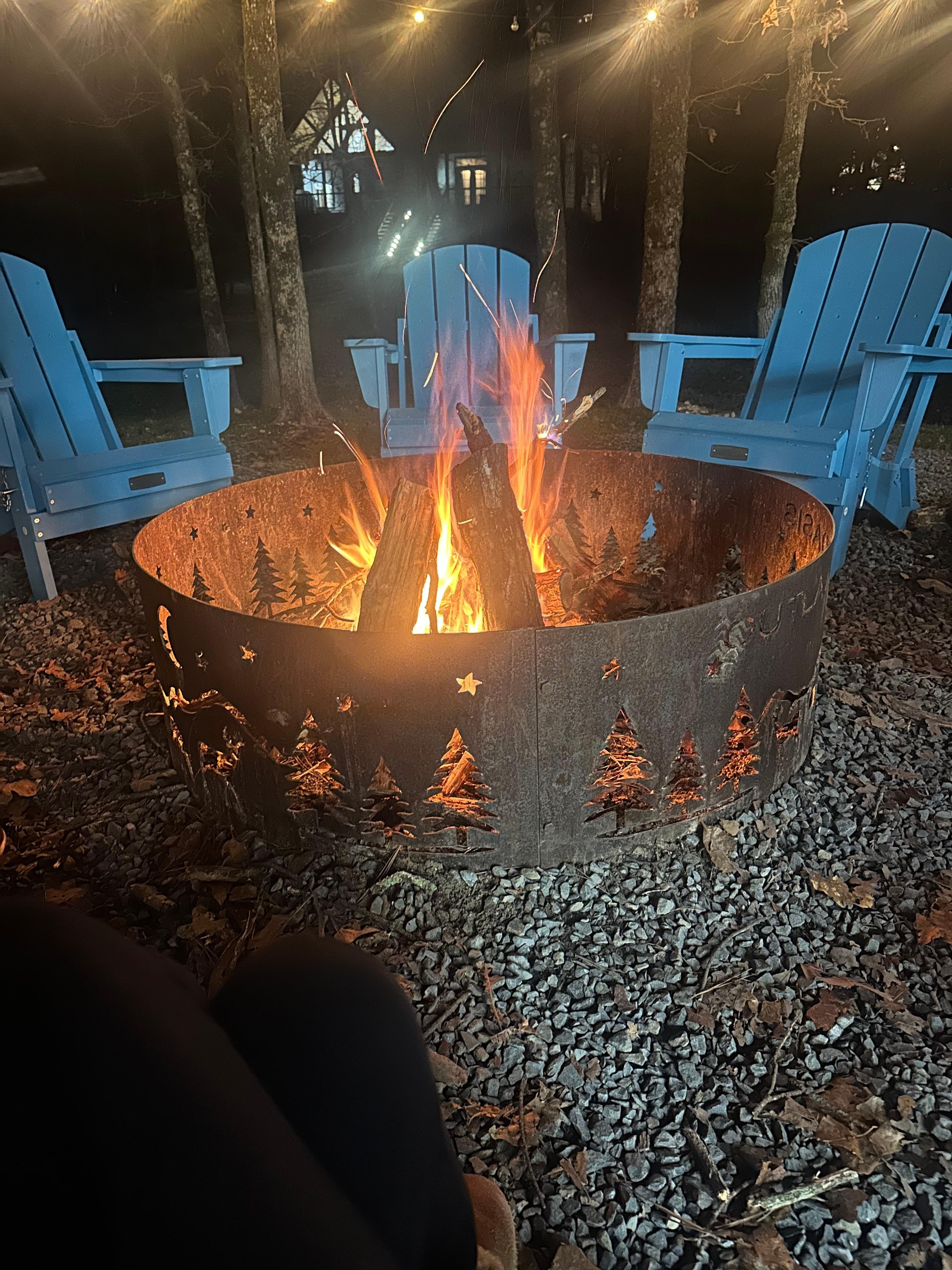 Smores by the fire every night!