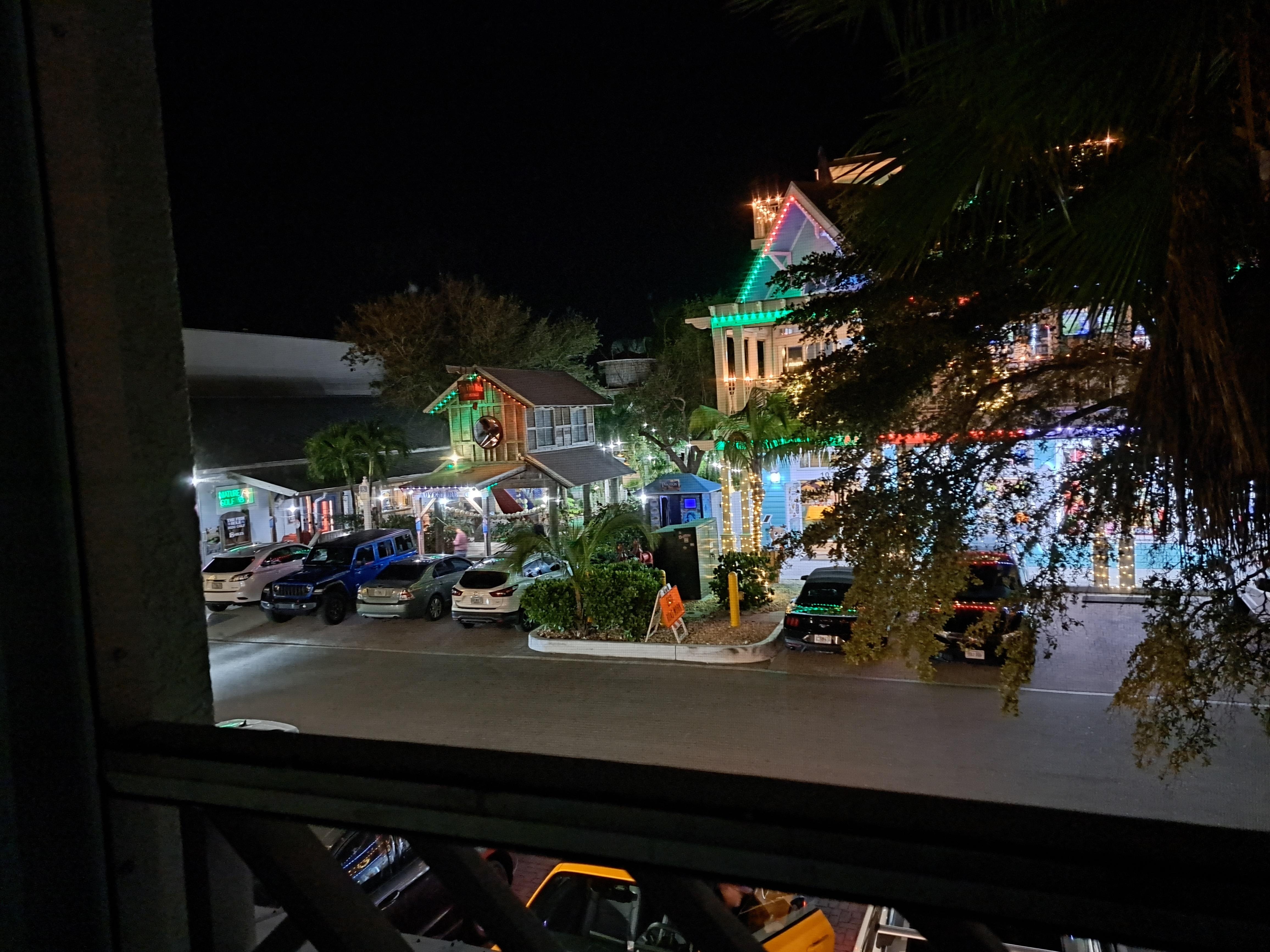 The view from our screened in balcony. 