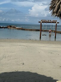 Pool by the beach