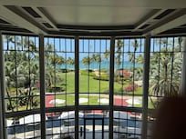 Gorgeous view from the lobby of the resort.