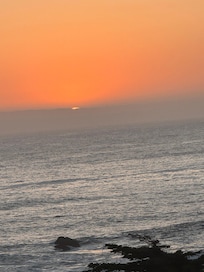 Sunset from the dinner table!